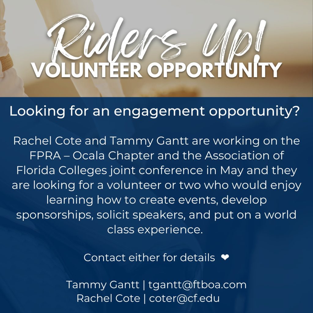 Riders Up! Volunteer Opportunities