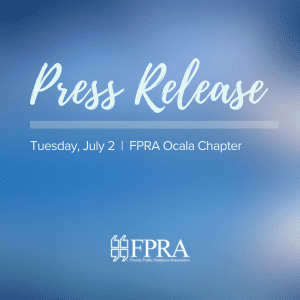 FPRA Ocala Chapter Calls for Entries for Communicator of the Year Award